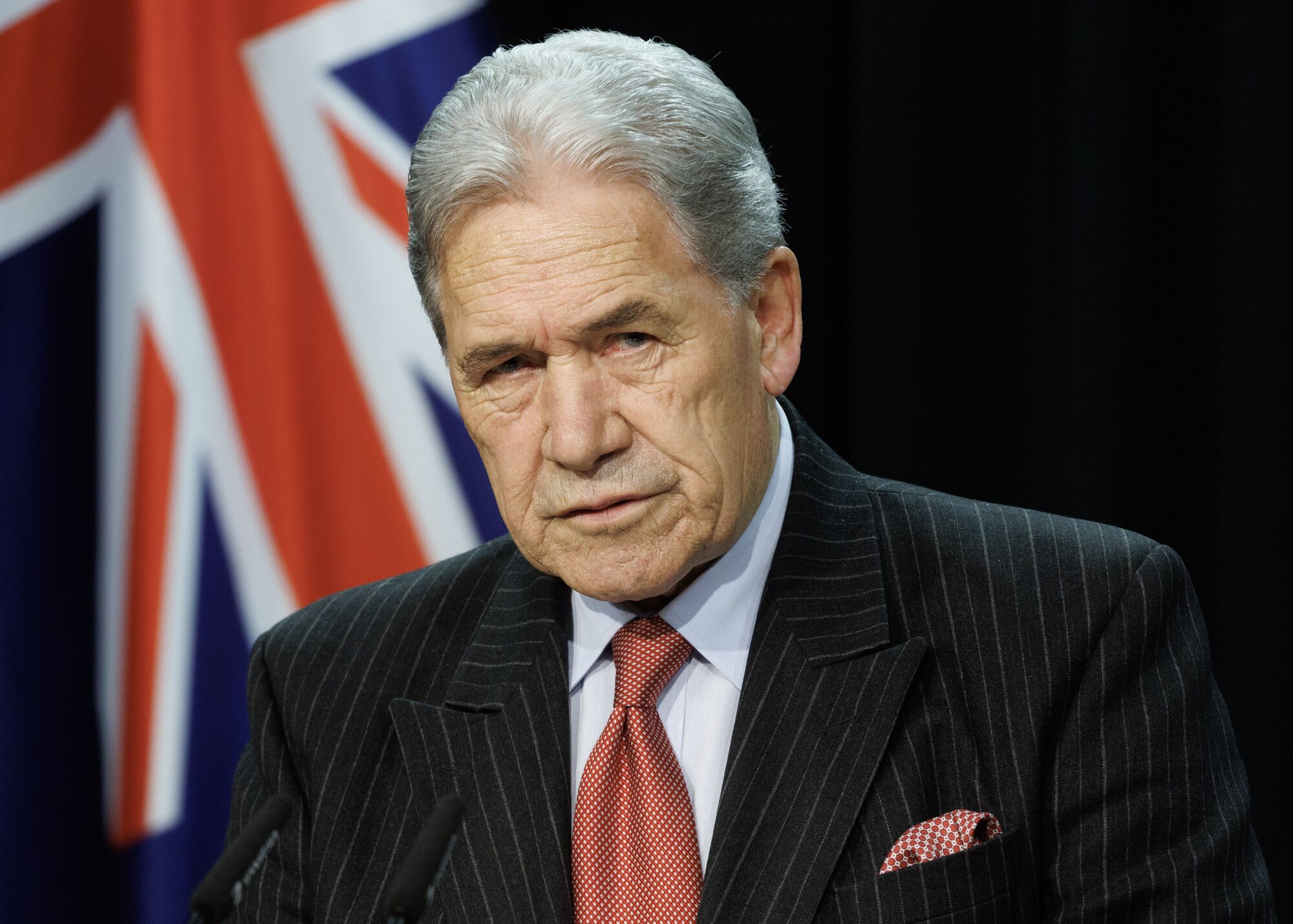 NZ First's Winston Peters says an announcement will be made this year. Photo / Mark Mitchell