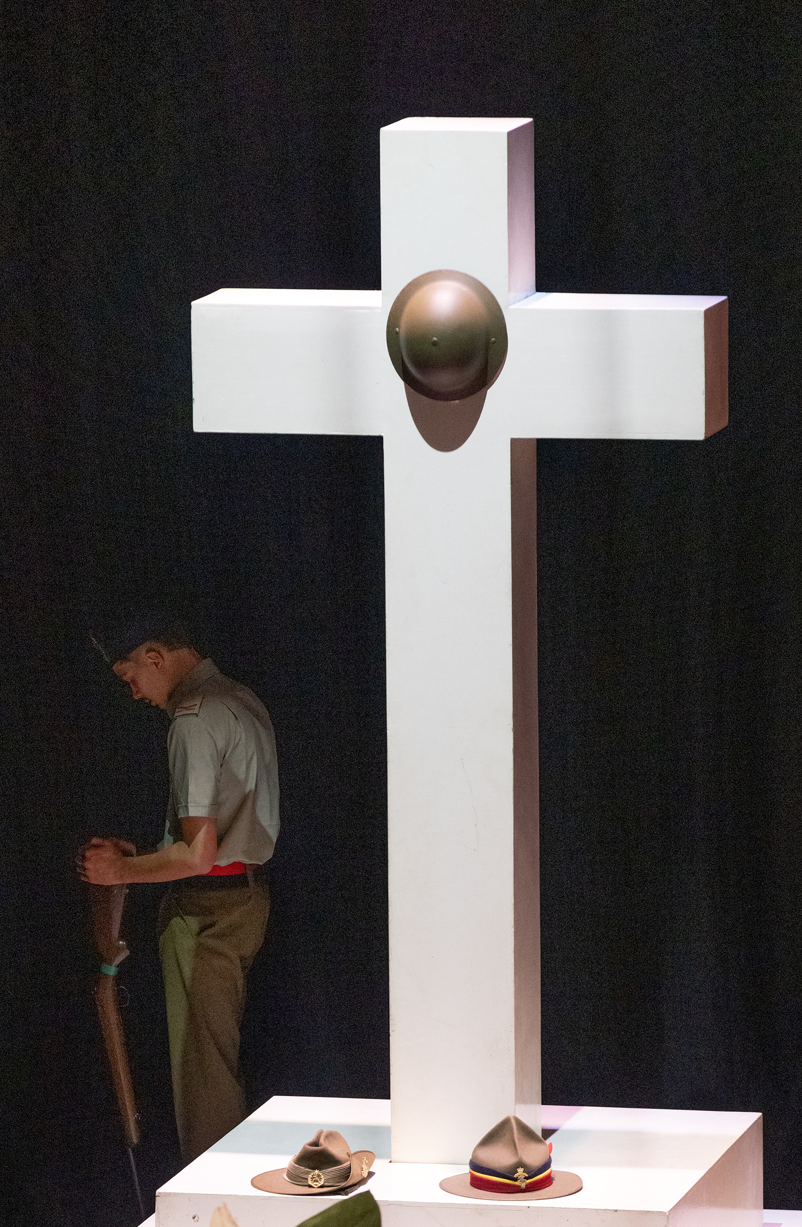 The Anzac Day Rotorua Civic Memorial Service at the Sir Howard Morrison Centre was attended by hundreds of people. Photo / Andrew Warner