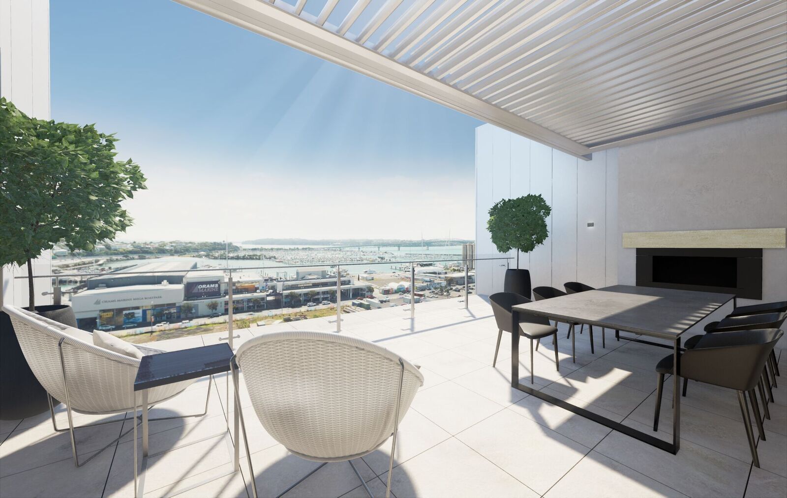 Views from a Wynyard Central unit. Photo / supplied 