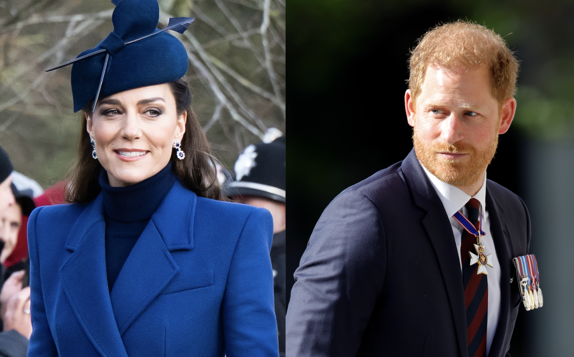 Princess Kate and Prince Harry. Photo / Getty Images