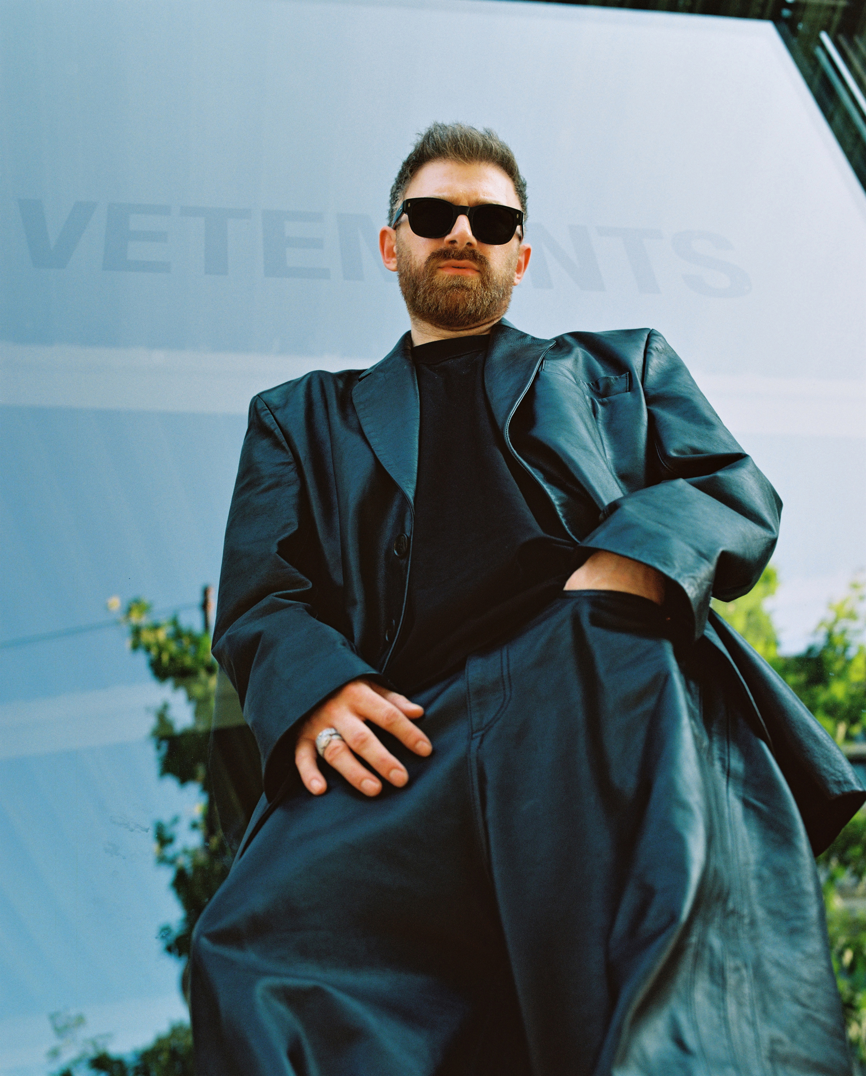 Guram Gvasalia outside the Vetements showroom in Paris. Photo / Cedrine Scheidig, The New York Times