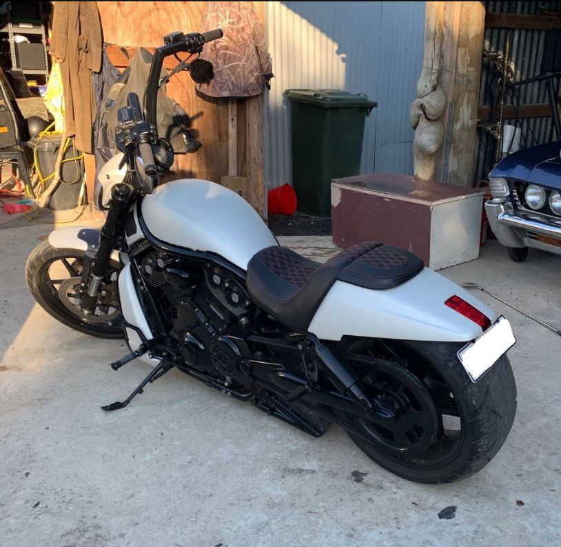 One of five motorcycles seized in Operation Silk. Photo / Supplied