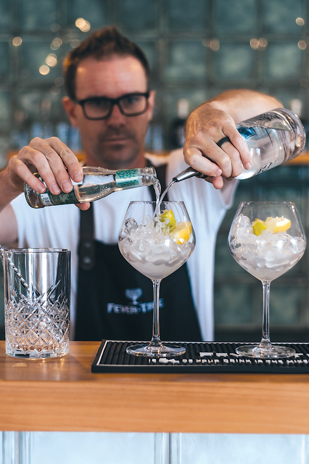 Waiheke Distilling Co garden bar. Photo / Supplied