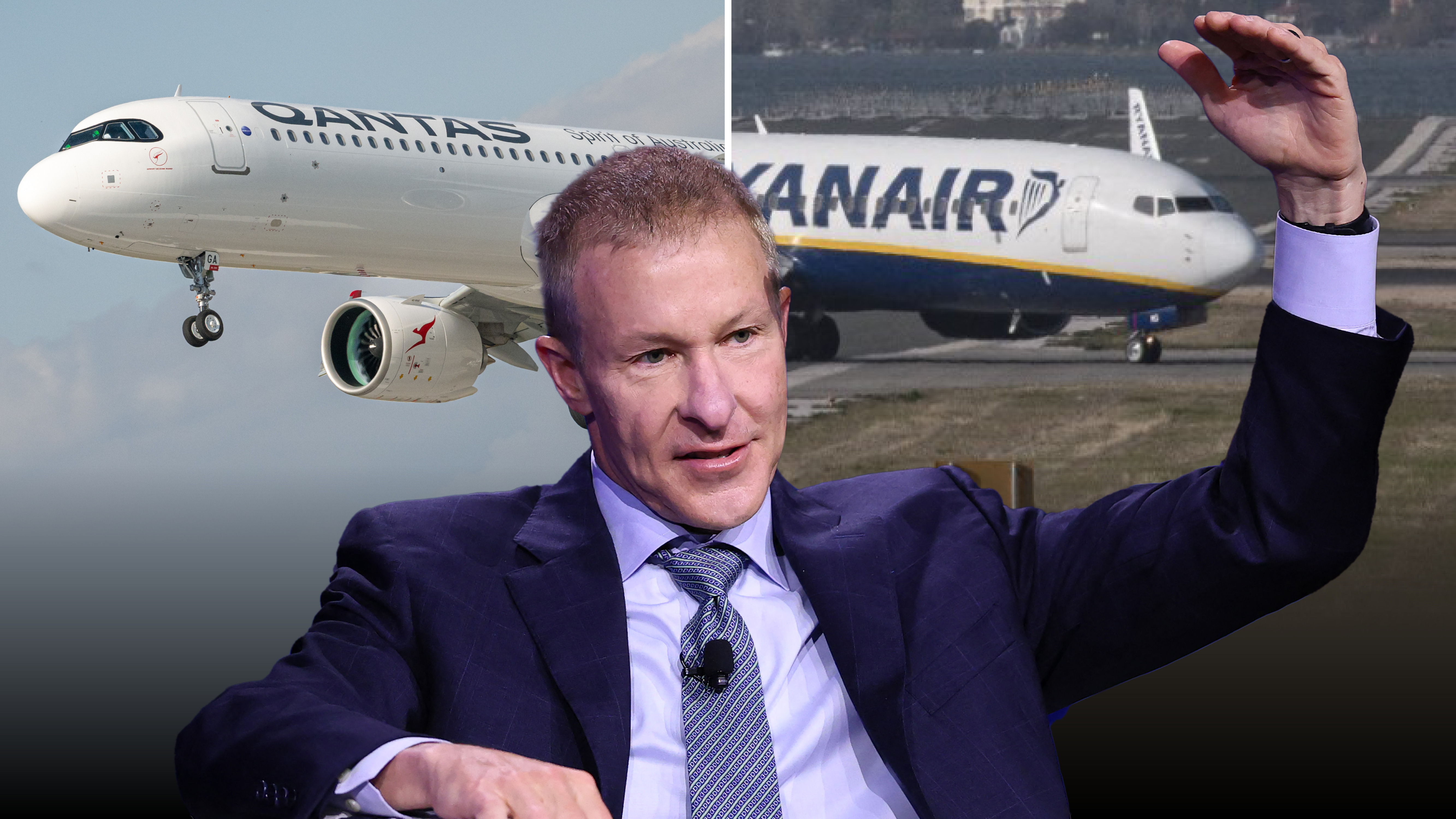 Qantas has started selling seats for its new aircraft, Ryanair's boss warns about drones, and an outspoken US chief executive said a discount carrier's model was to