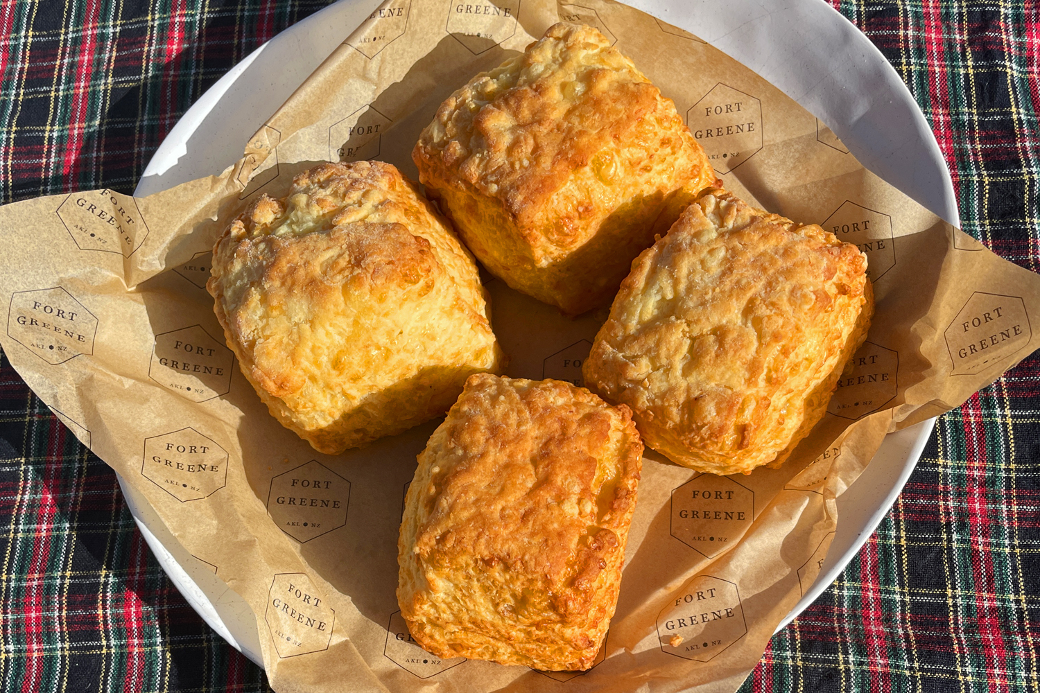 Fort Greene cheese scones.