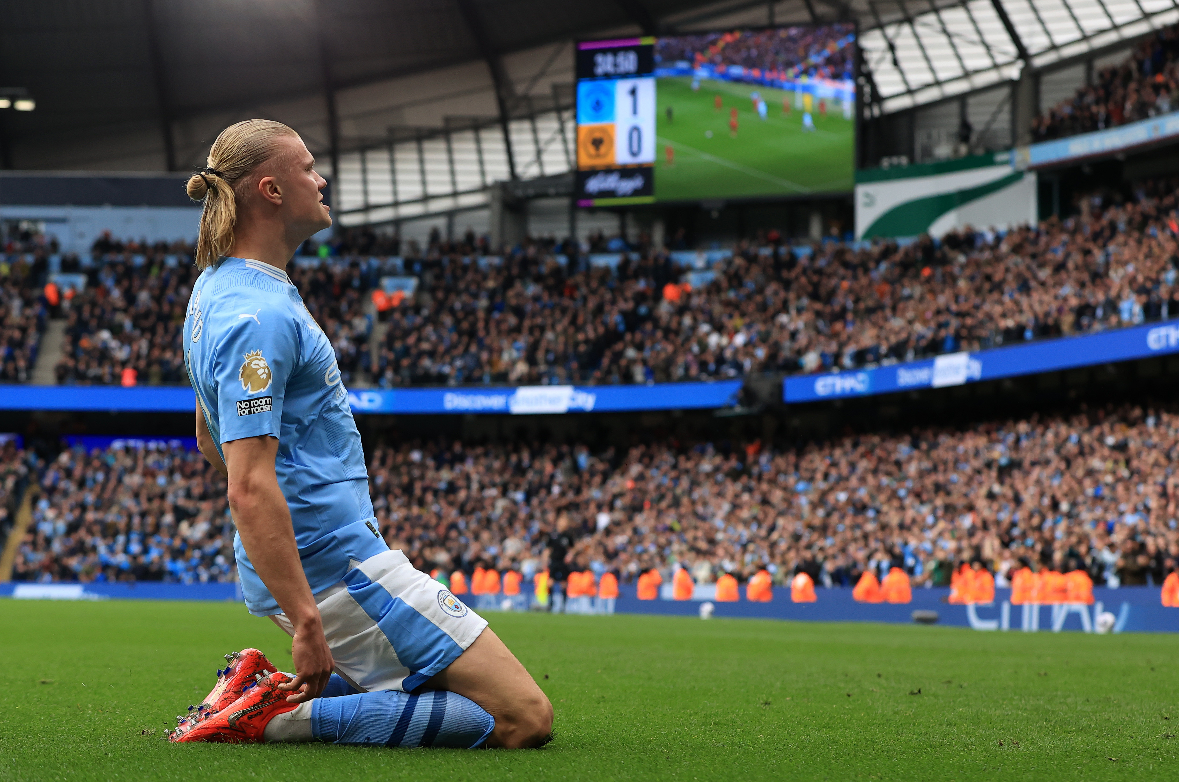 Erling Haaland is crucial to Manchester City's Premier league hopes. Photo / Photosport
