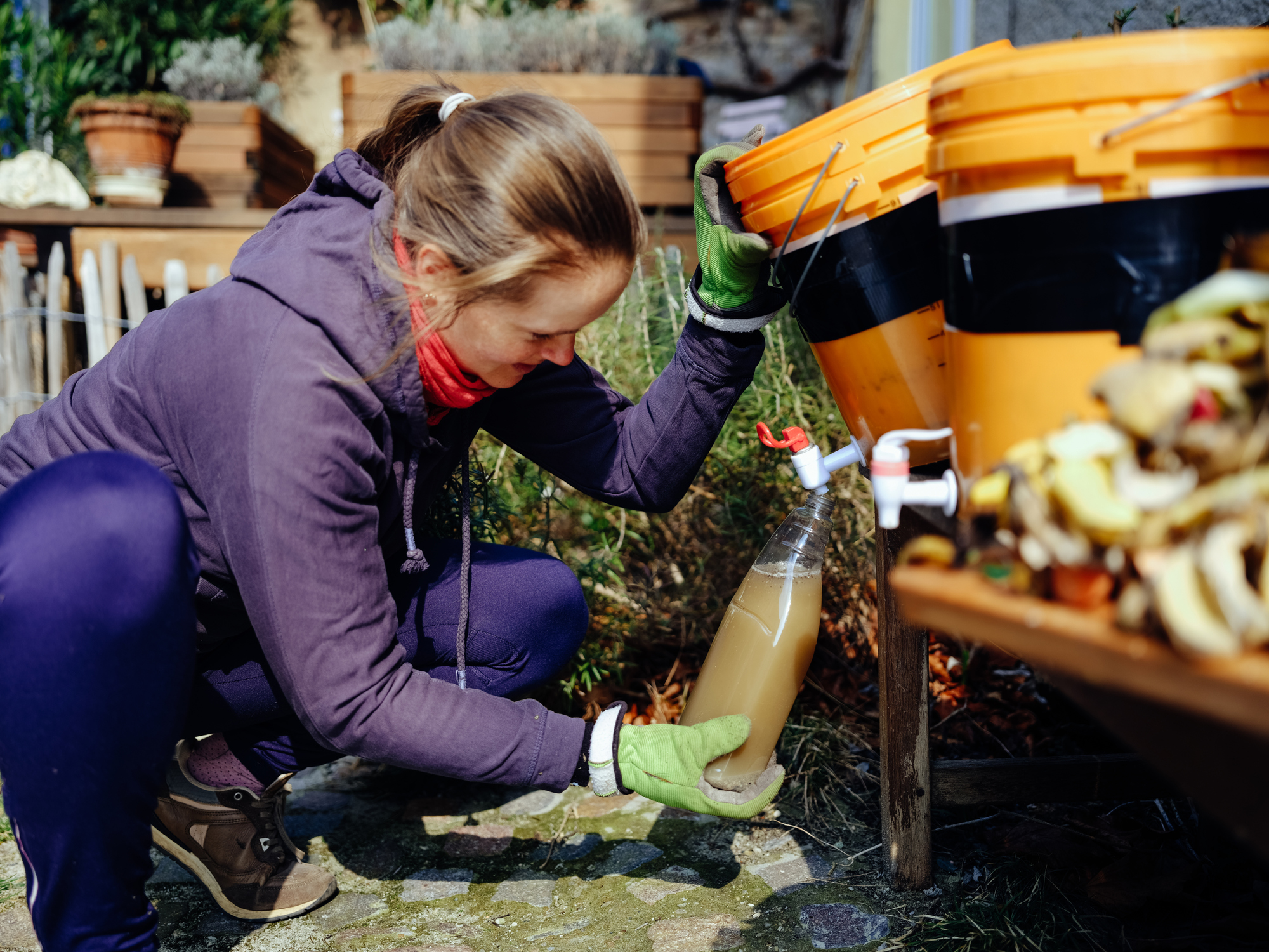 Reset's gardening expert Claire Mummery explores options for handling food waste. Photo / Getty