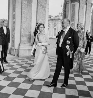 Queen Elizabeth was no stranger to Versailles. Photo / Getty Images