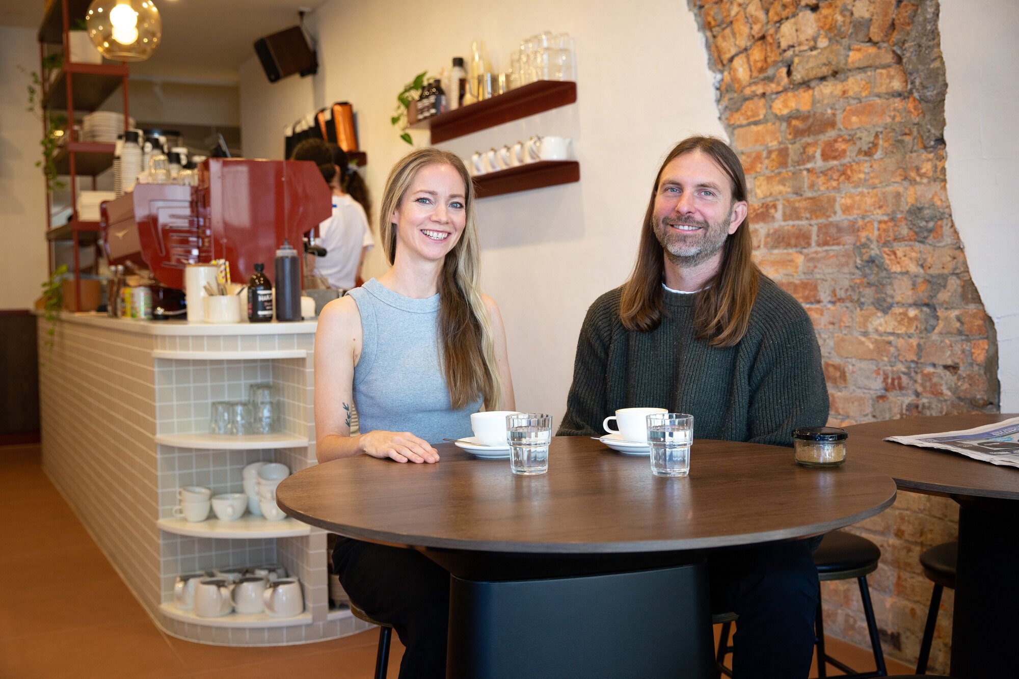 Tamsyn Capper and Scott Kennedy, owners of Fitzroy Deli. Photo / Sylvie Whinray