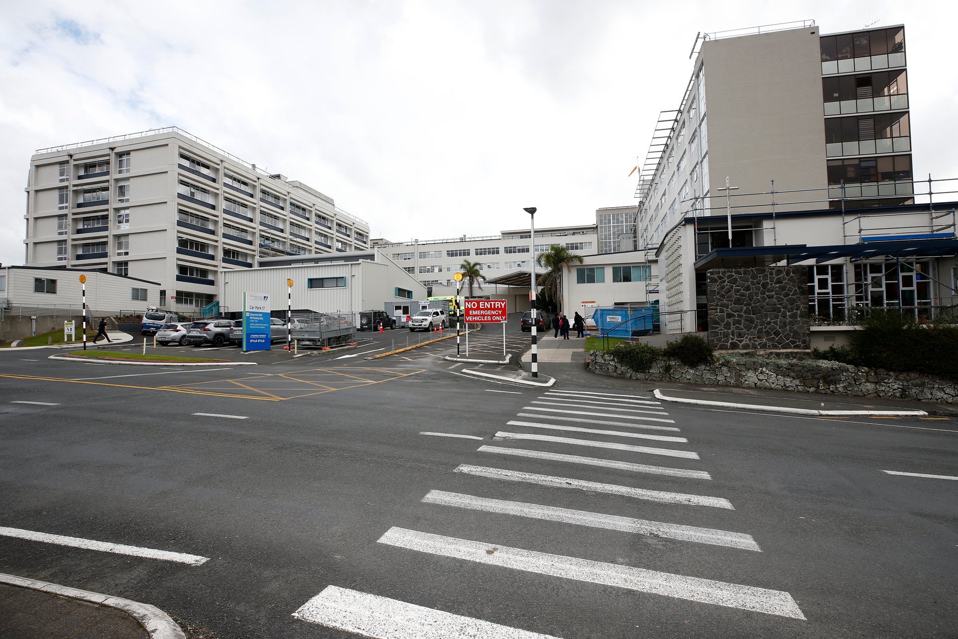 There is reportedly raw sewage leaking down the inside of wall in Whangarei Hospital. Photo / Michael Cunningham