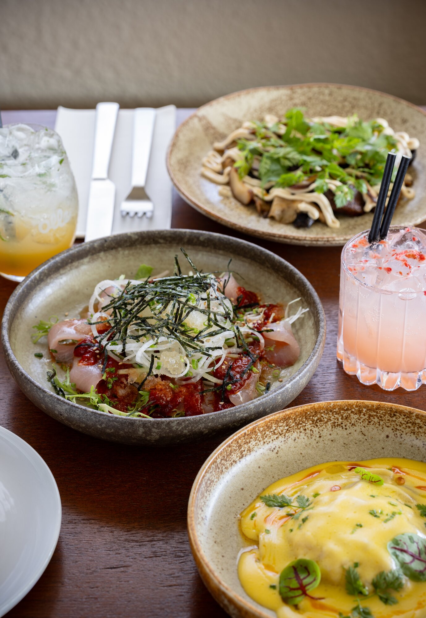 The crudo (centre) at Olle. Photo / Babiche Martens