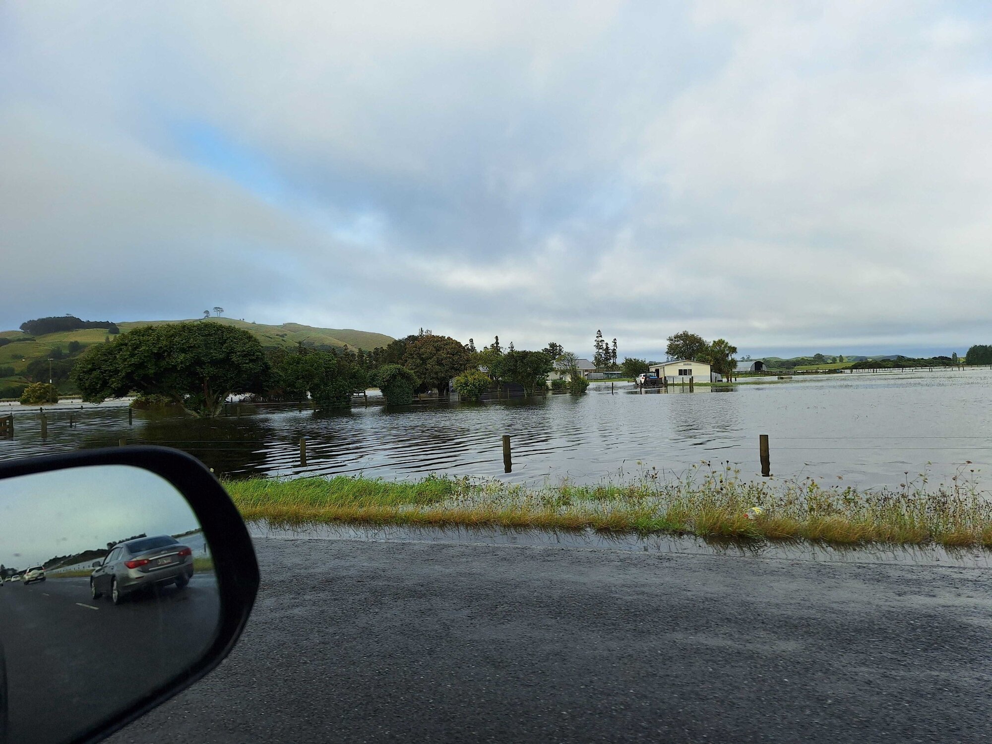 Flooding in Pāpāmoa. Photo / Sonya Bateson