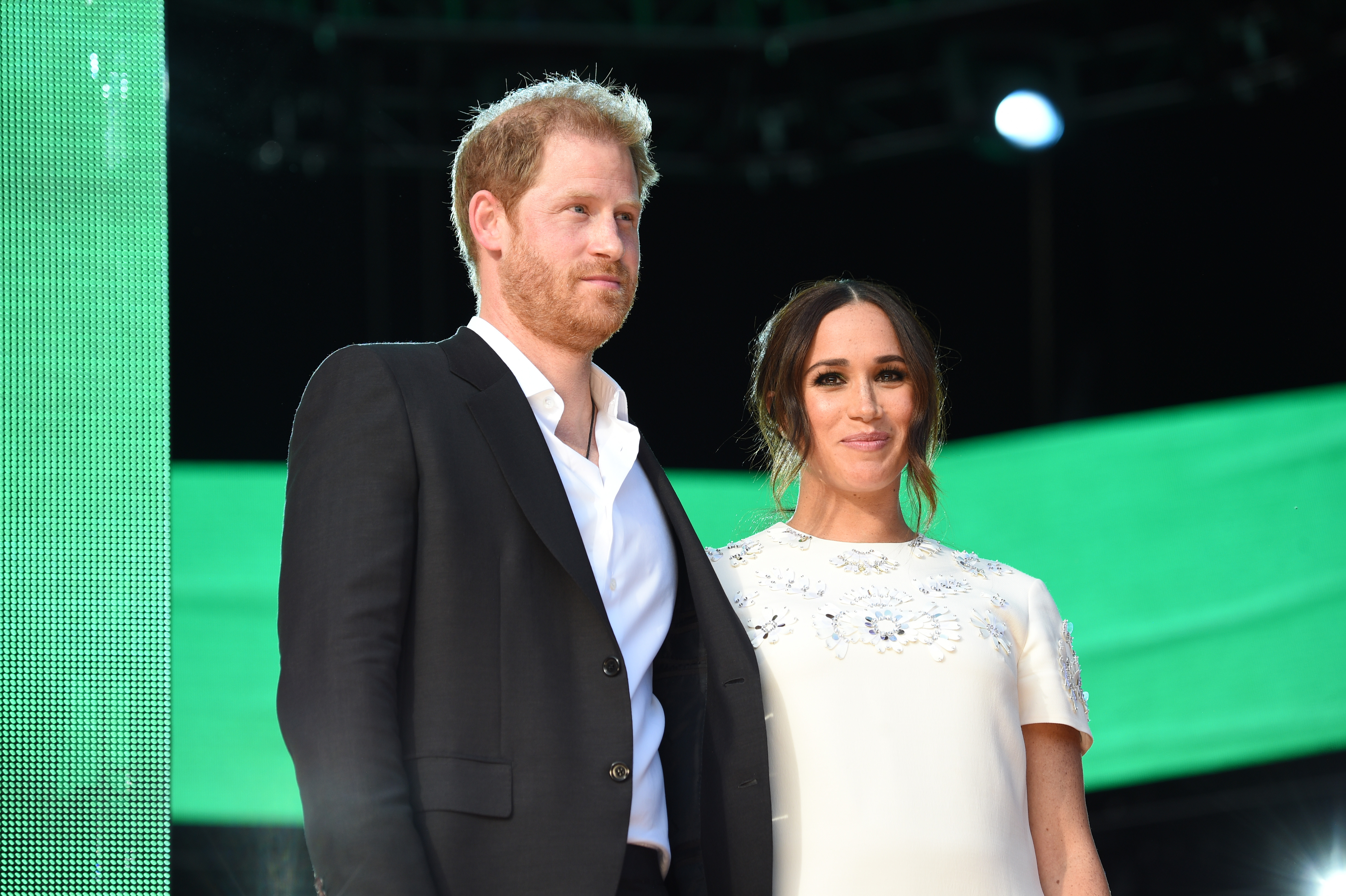 Prince Harry, Duke of Sussex and Meghan, Duchess of Sussex speak onstage during Global Citizen Live, September 25, 2021 in New York City. Photo / Kevin Mazur / Getty Images for Global Citizen