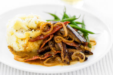 Lambs' fry with bacon-image