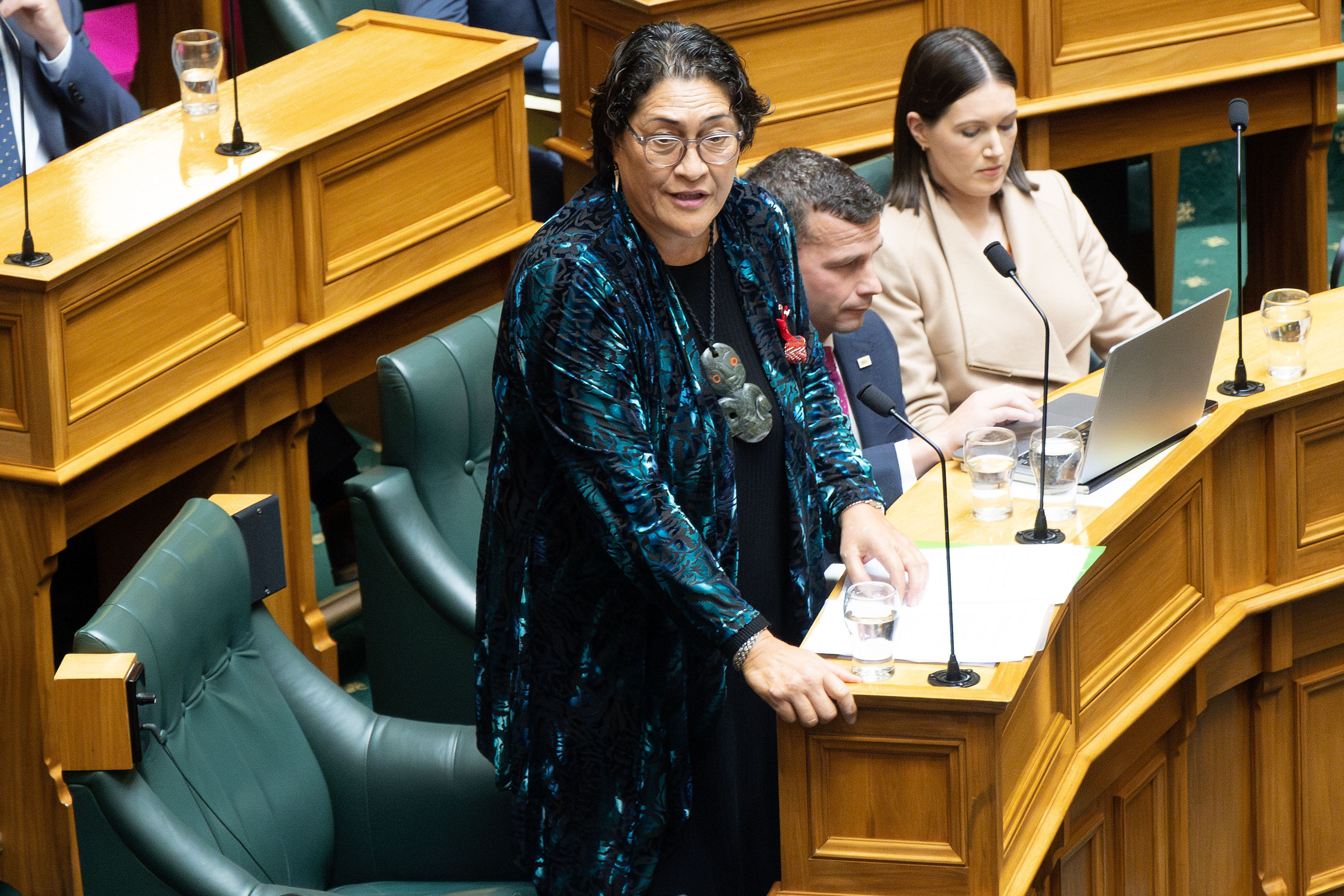 MP Meka Whaitiri speaks in the House at Parliament. Photo / Marty Melville