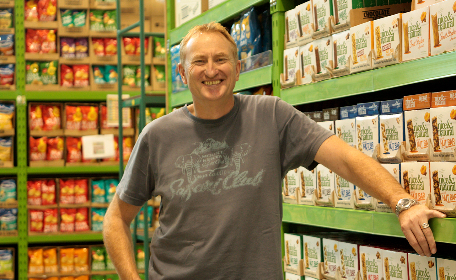 Rob McGregor at his Papamoa Pak'n Save in 2010. Photo / Supplied
