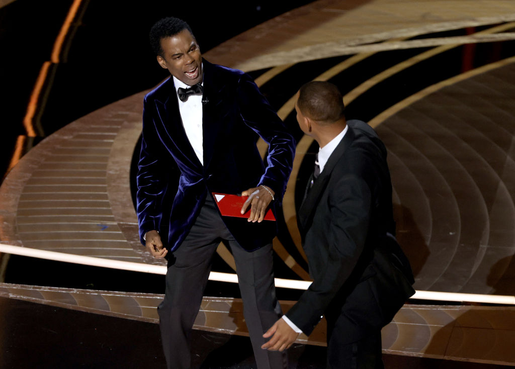 Will Smith slapped Chris Rock at last year's Oscars. Photo / Getty Images