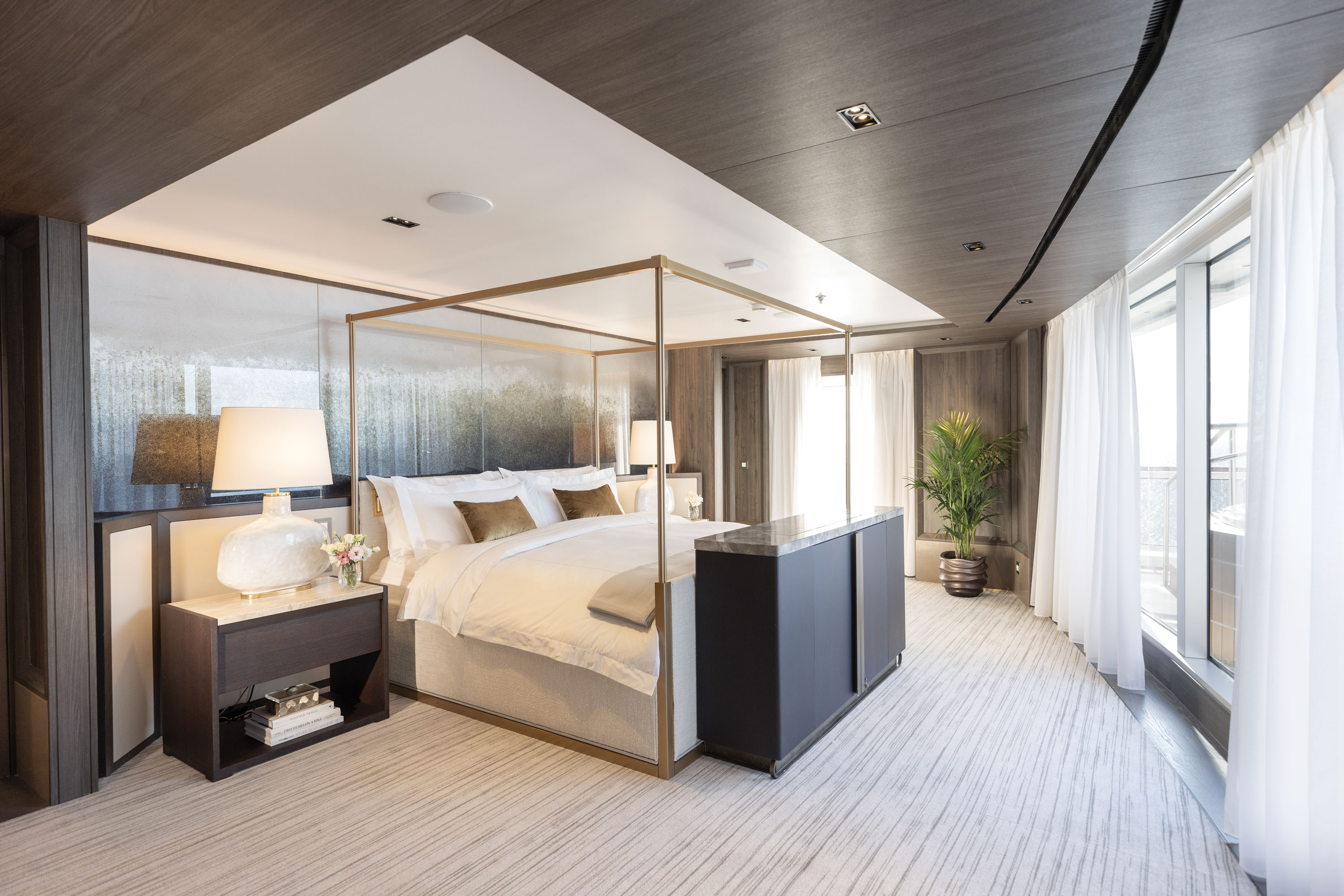 The Regent Suite's generous master bedroom.