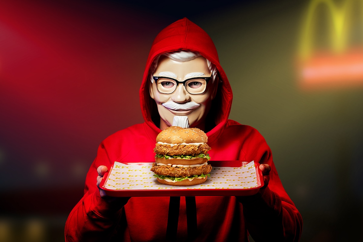 The KFC Colonel Hacker campaign.