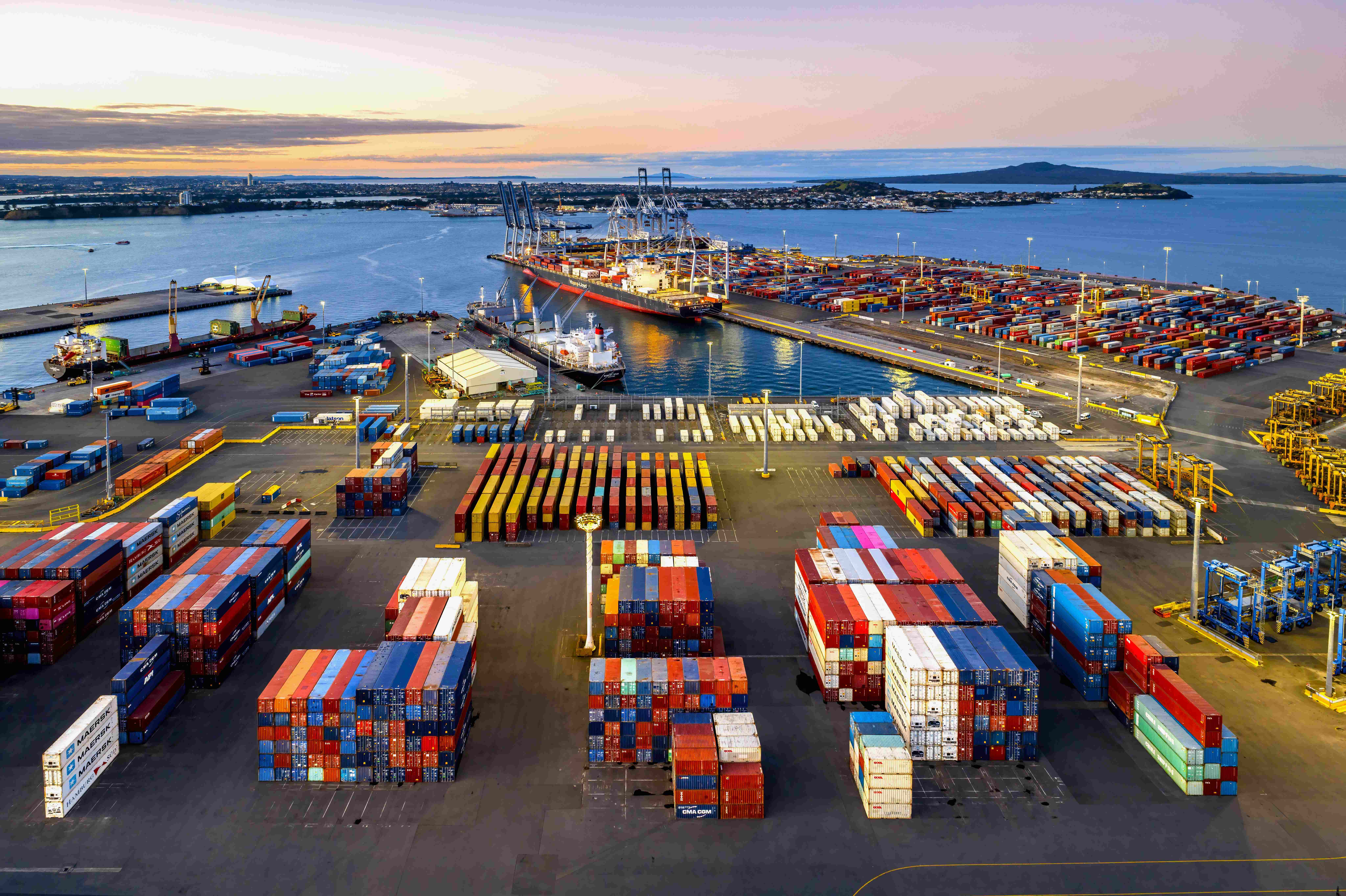NZTA is studying the upper North Island ports, including Port of Auckland. Photo / POAL