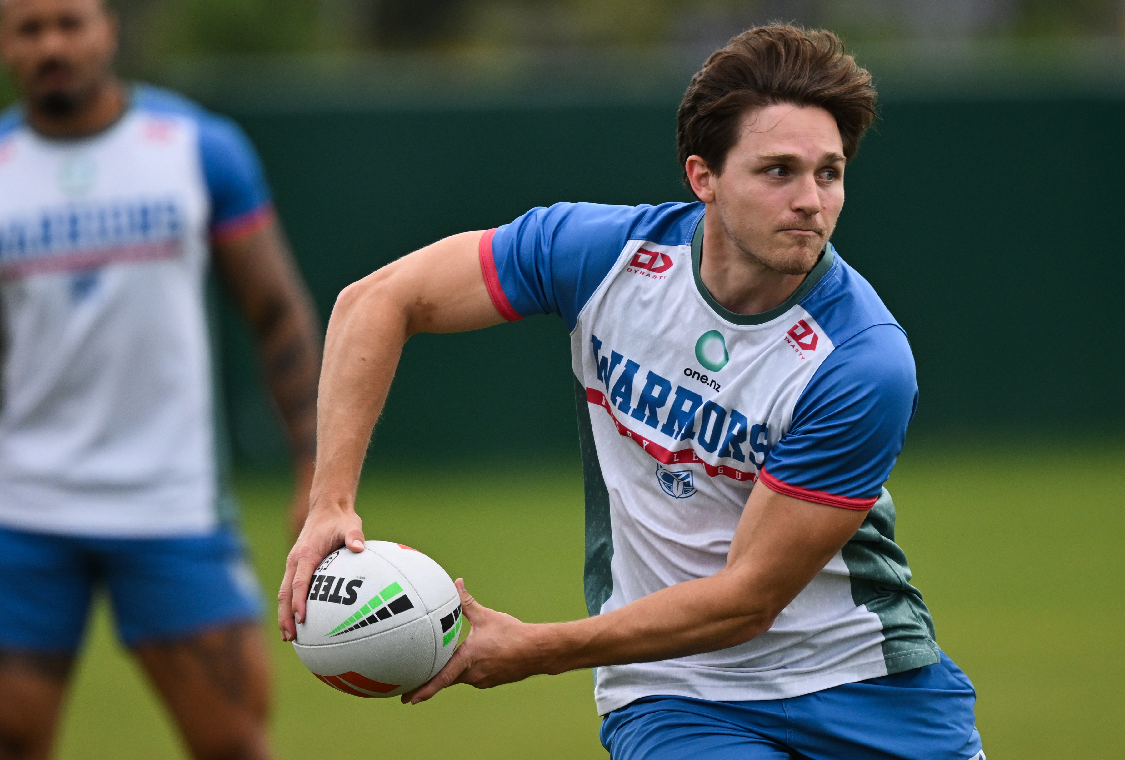 Luke Metcalf is back training, but won't return to the field until April at the earliest. Photo / Photosport