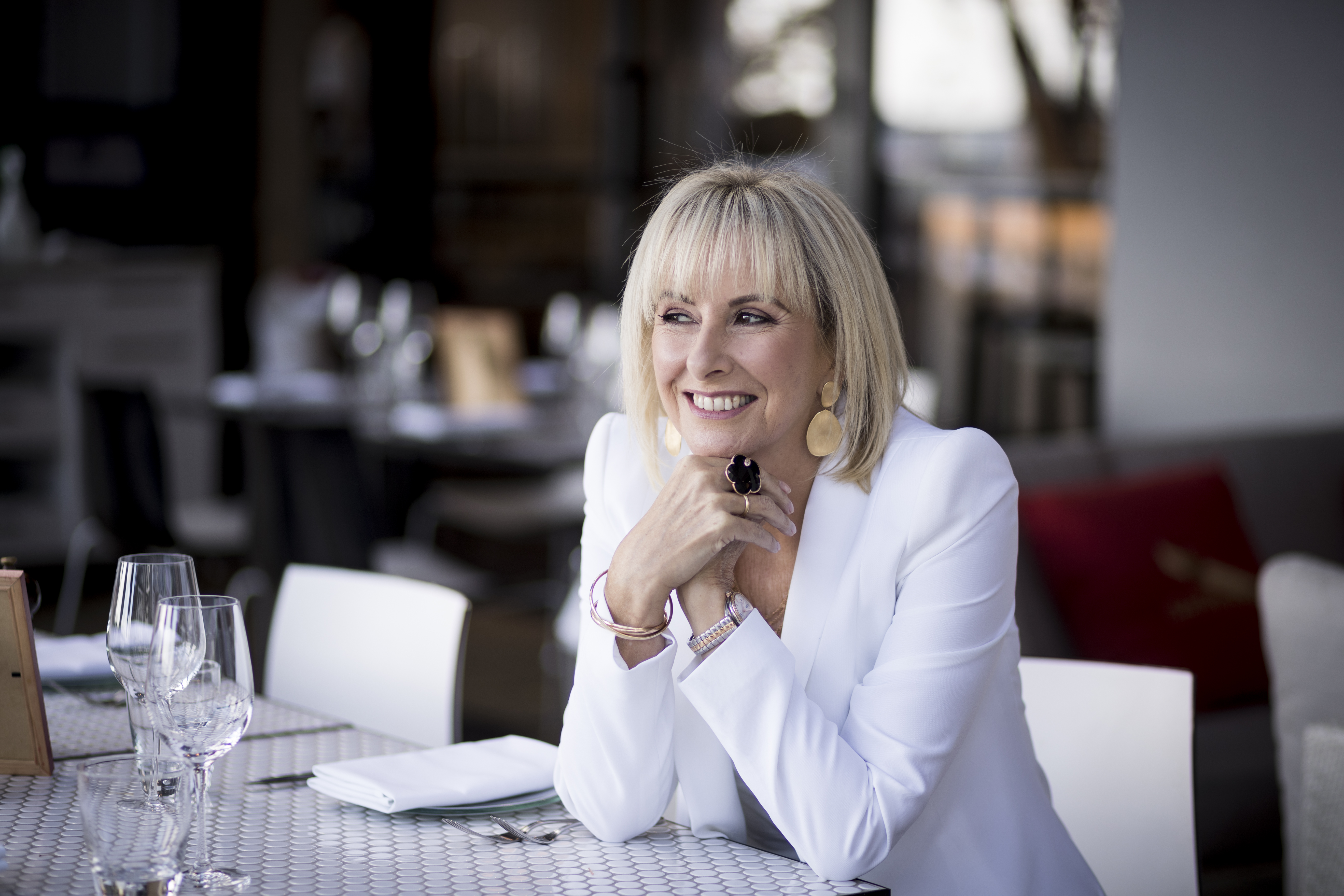 Judith Tabron's new restaurant, 'First Mates, Last Laugh', features a massive 330 square meters of indoor space and an expansive outdoor courtyard.