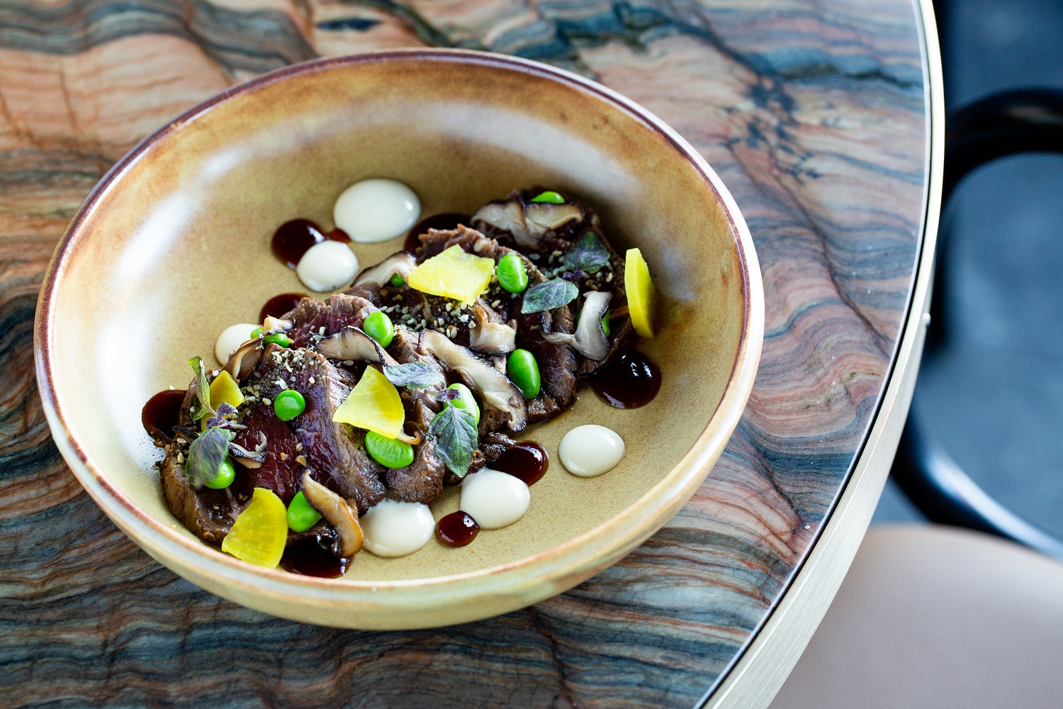 Beef tataki. Photo / Babiche Martens