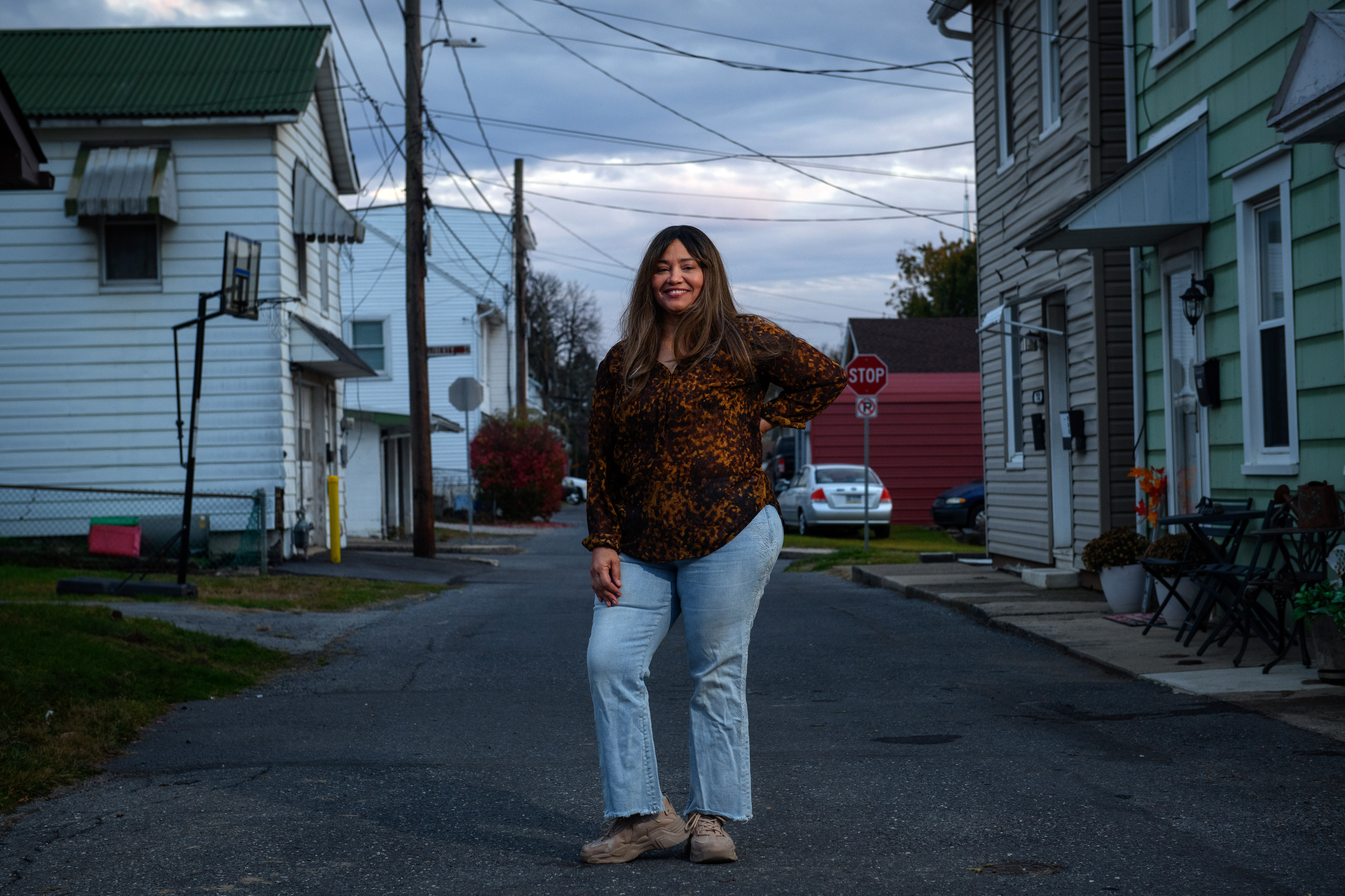 Monica Fermin voted for Biden in 2020 and is now considering Trump. Photo / Kriston Jae Bethel, The New York Times
