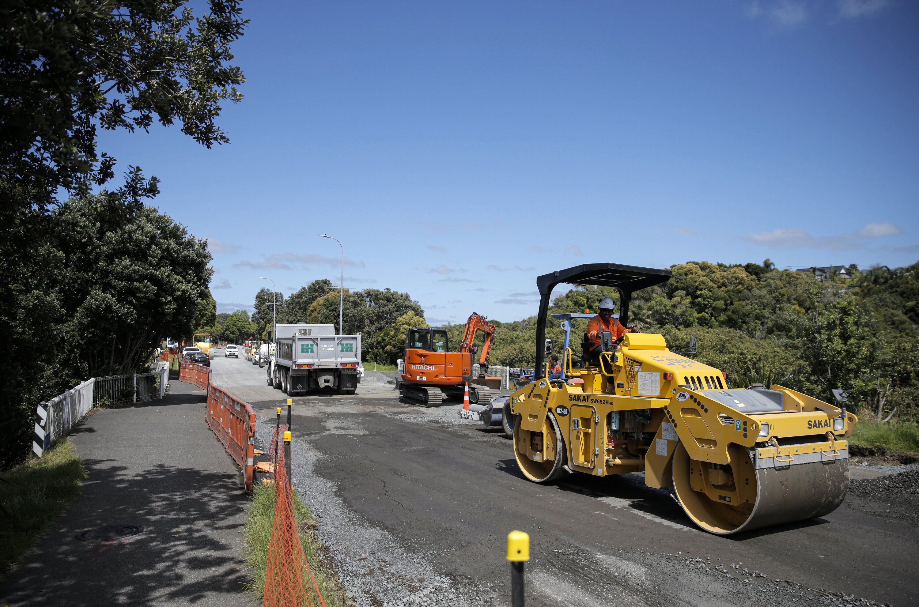 Auckland Transport today said Meola Rd will remain closed to traffic for a further three months. Photo / Alex Burton