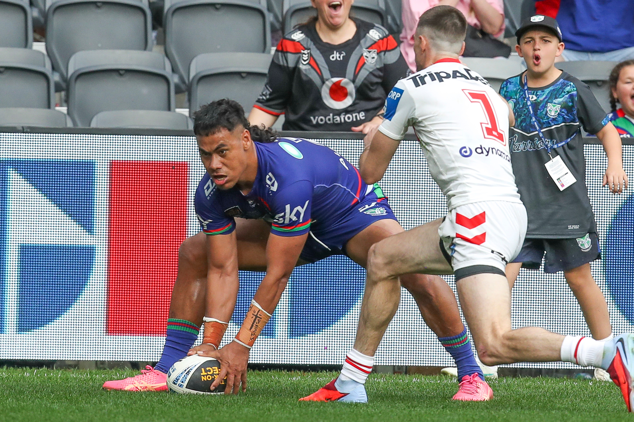 Setu Tu has signed for the Dragons after scoring 44 tries in 67 games for the Warriors' NSW Cup side. Photo / Photosport