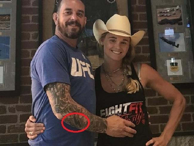 mma fighter with nazi tattoo