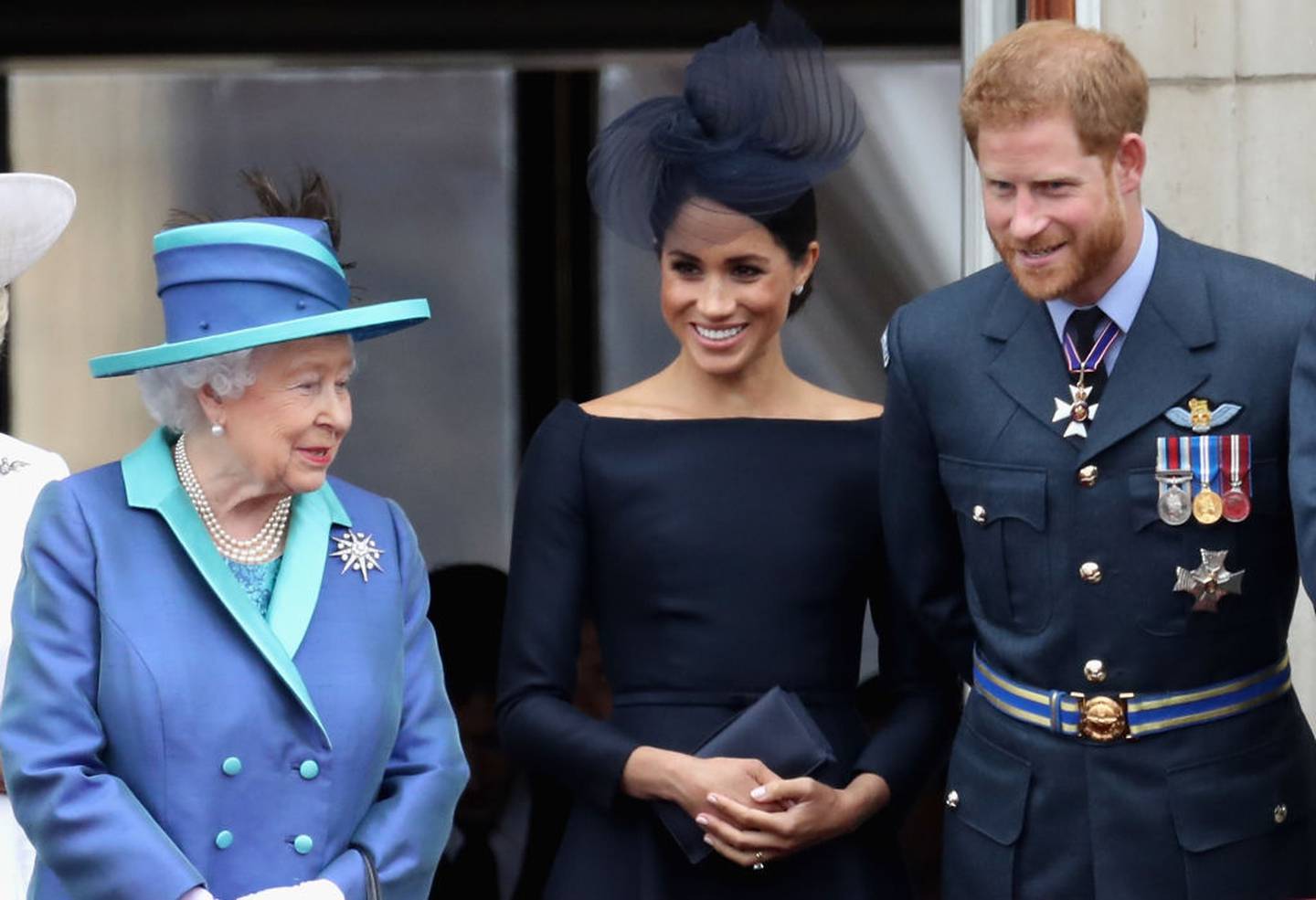 The Queen with Harry and Meghan, the Duke and Duchess of Sussex. Photo / Getty Images