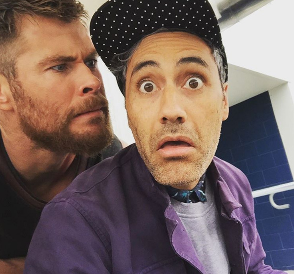 Chris Hemsworth has been dying to work with Taika ever since he saw Boy. Photo / Instagram