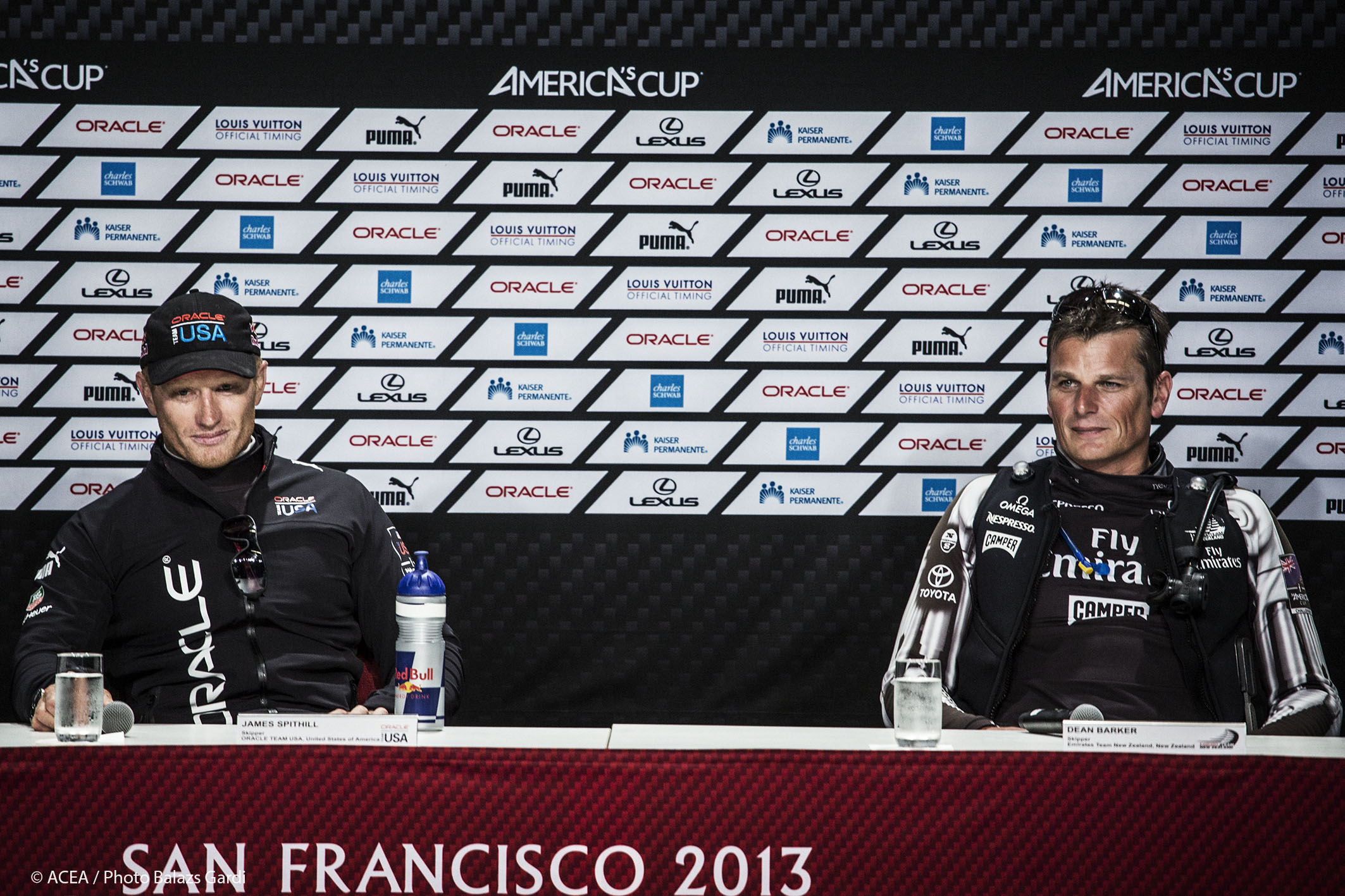 Jimmy Spithill and Dean Barker - the Oracle skipper says 