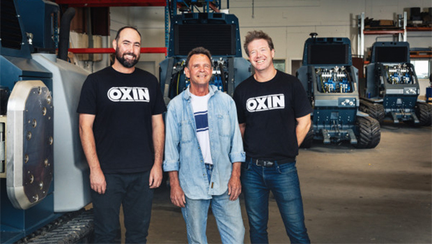 Smart Machine founders Nicholas Gledhill (left), Walter Langlois, and Andrew Kersley. Photo / Supplied