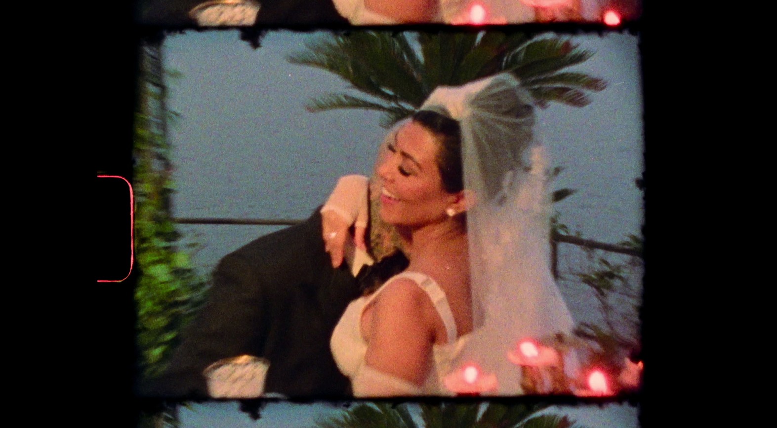 The couple tied the knot in a romantic Italian wedding. Photo / Disney +