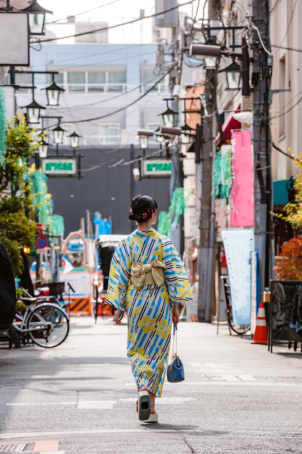 The streets are calm in the morning, when most shops are closed. Photo / Getty Images