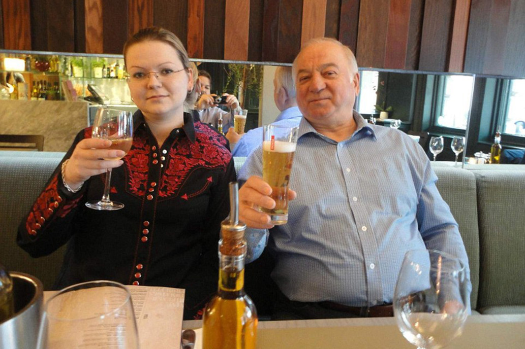 Sergei Skripal and his daughter Yulia. Photo / Supplied