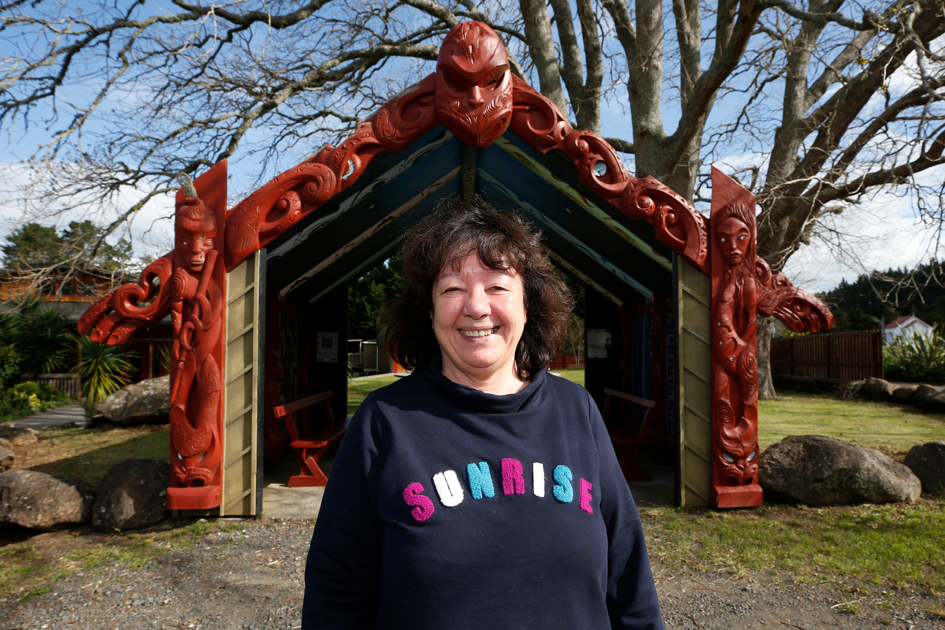 Dale van Engelen at Whakapara Marae. Photo / Michael Cunningham