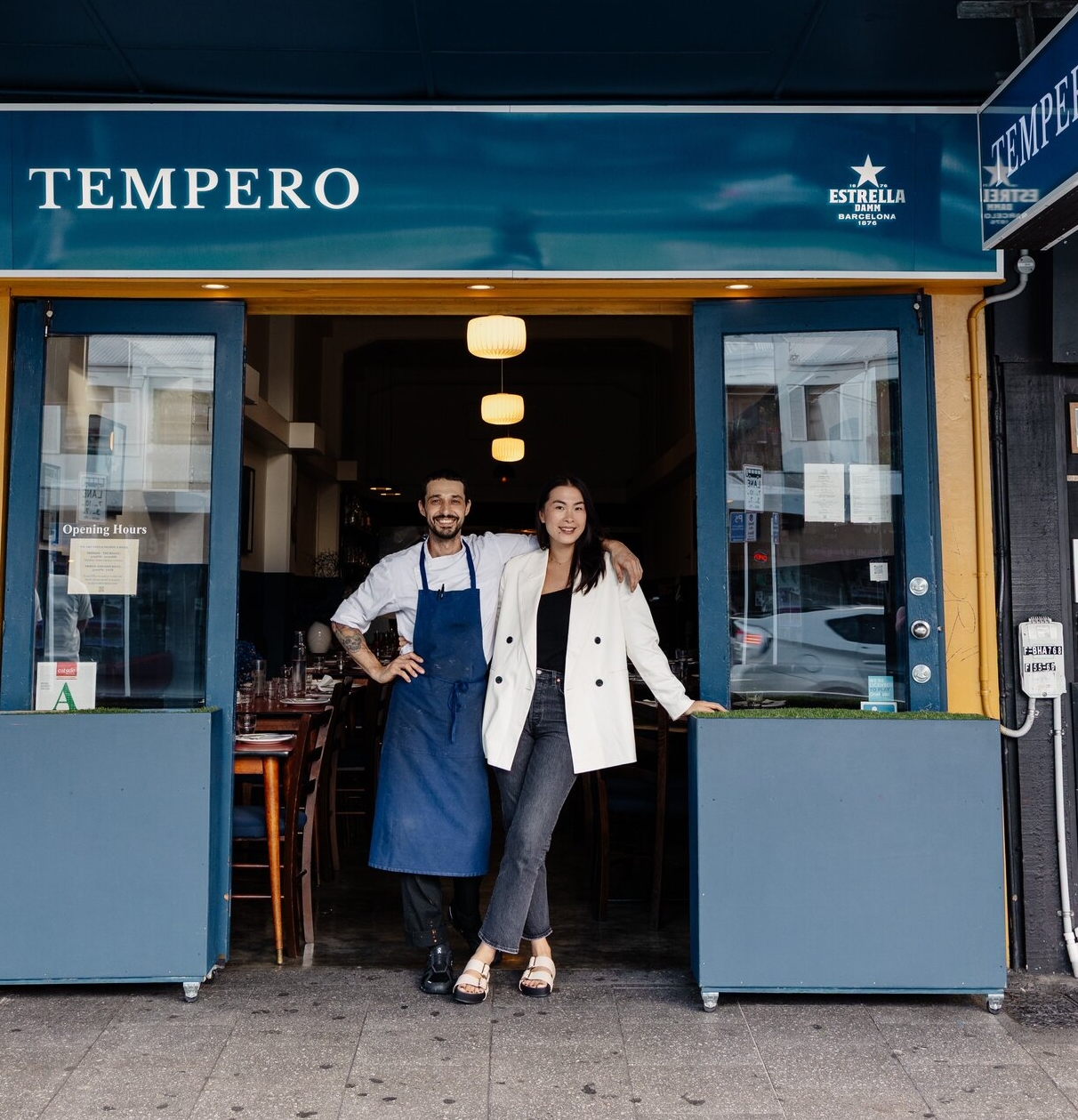 Fabio Bernardini and Tiffany Low are the couple behind Karangahape Rd's Tempero. Photo / Patty Lagera