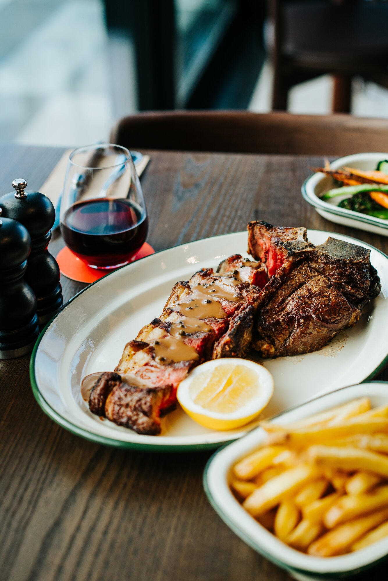 Steak and chips. Photo / Sam Stewart