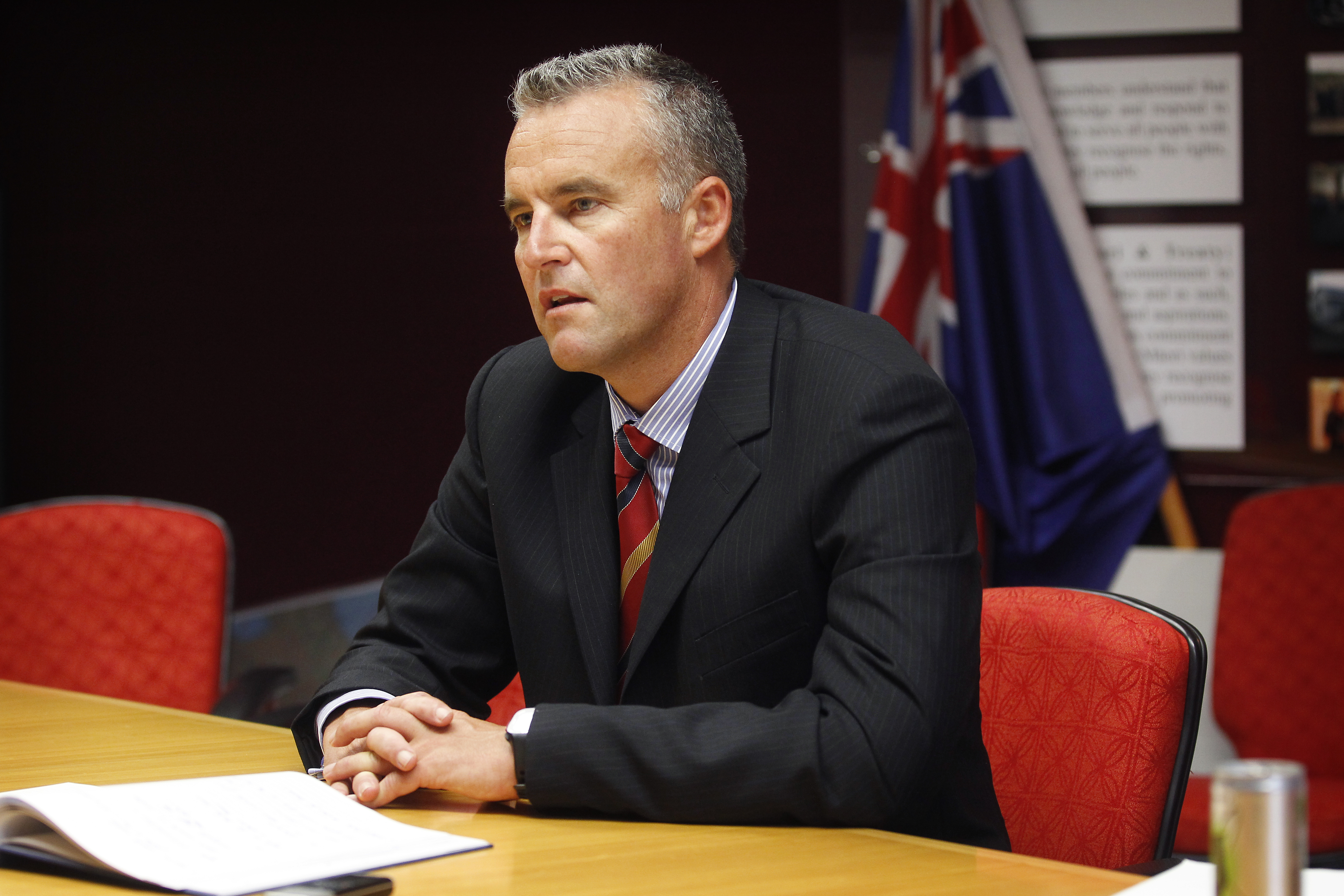 Detective Inspector Tim Anderson says team work is what makes the difference in resolving cases. Photo / Christine Cornege