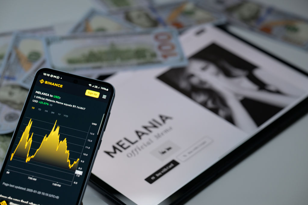 Just days ahead of his return to the White House, President Trump and his wife, Melania, launched a pair of meme coins that skyrocketed in value before trading in more volatile patterns. Dubbed $TRUMP and $MELANIA, the tokens are a type of cryptocurrency that doesn’t serve any economic purpose and whose value is based largely on the popularity of internet memes. Photo / Getty Images