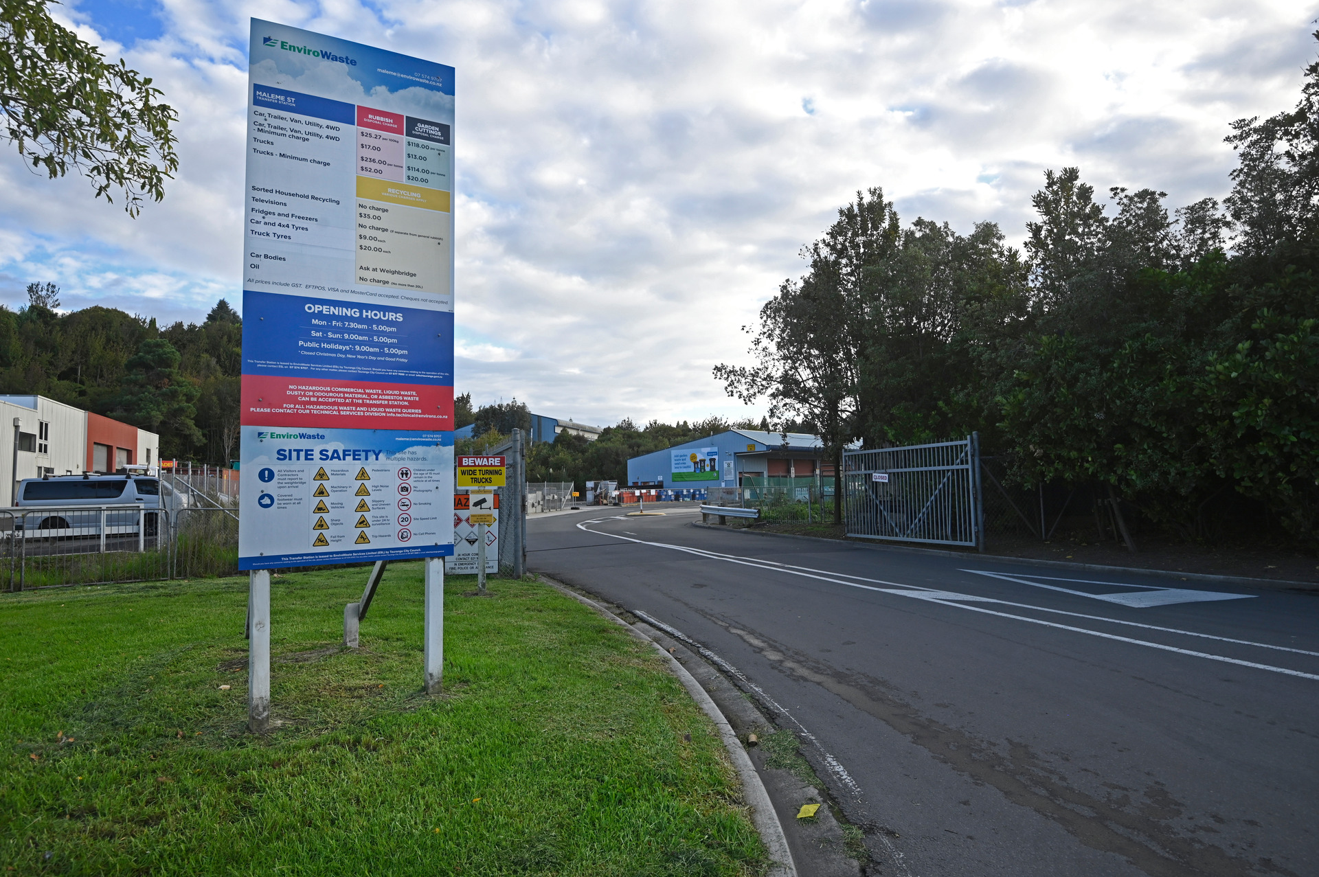 Maleme Street Transfer Station will close to the public later this year. Photo / George Novak