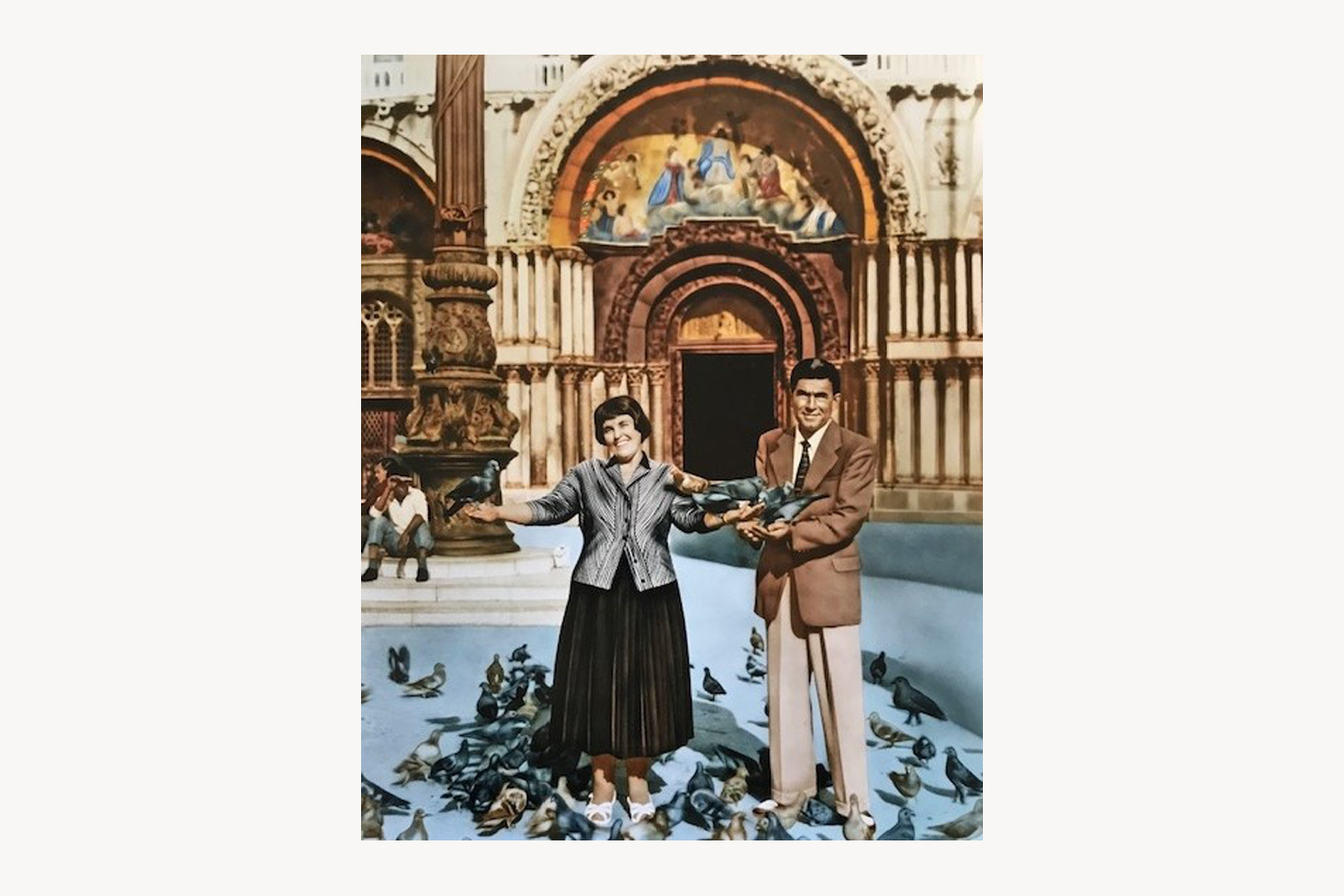 Michael Giacon's parents Mary and Luigi Giacon in 1955. Photo / Supplied