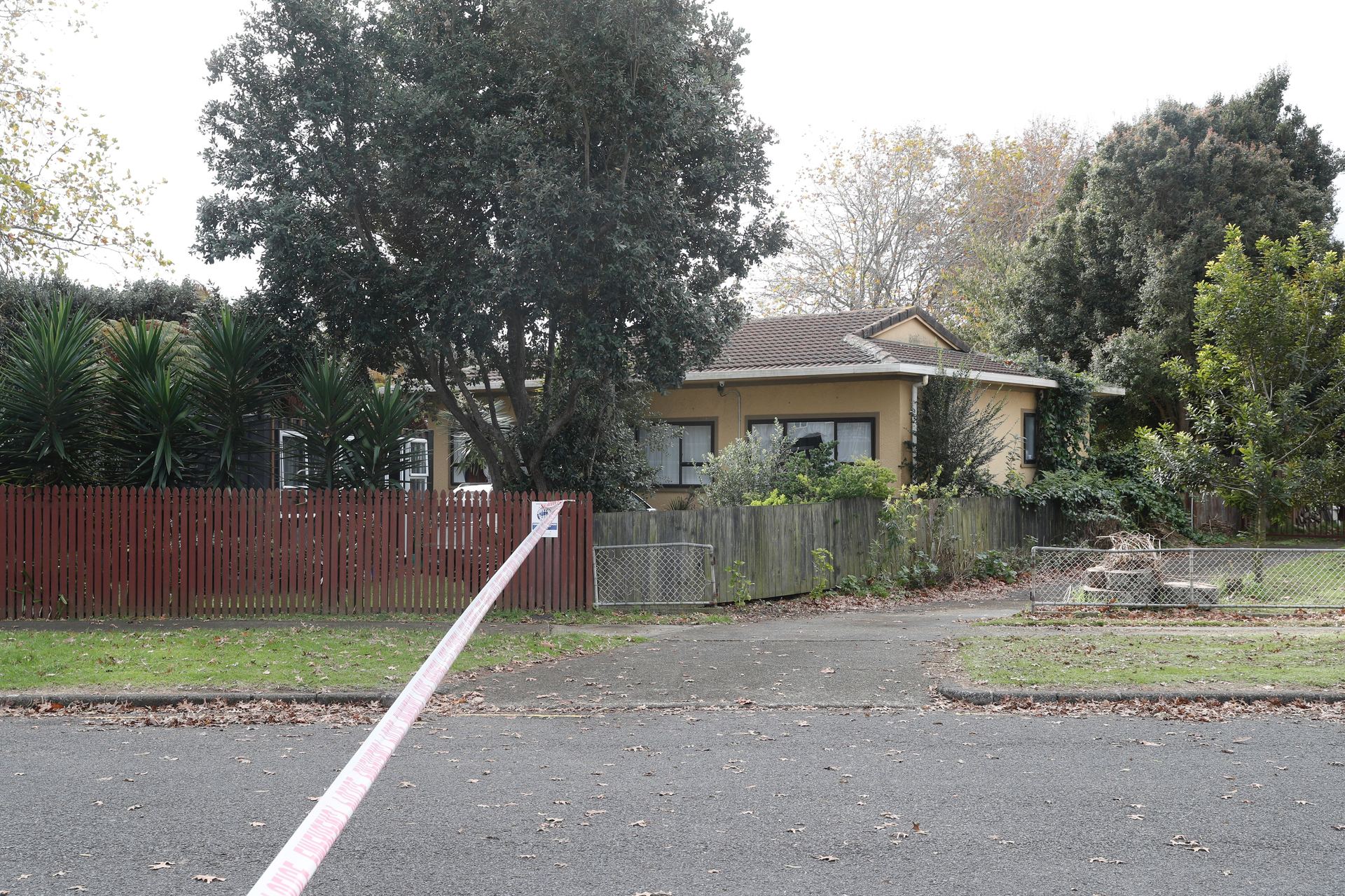 Bullet holes were visible in both the house and sleepout on the property. Photo / Dean Purcell