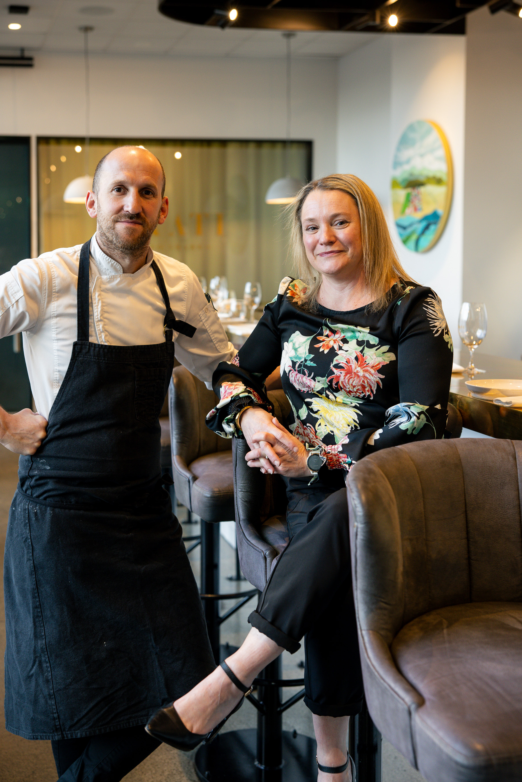 Inati's Simon and Lisa Levy. Photo / Jerome Warburton