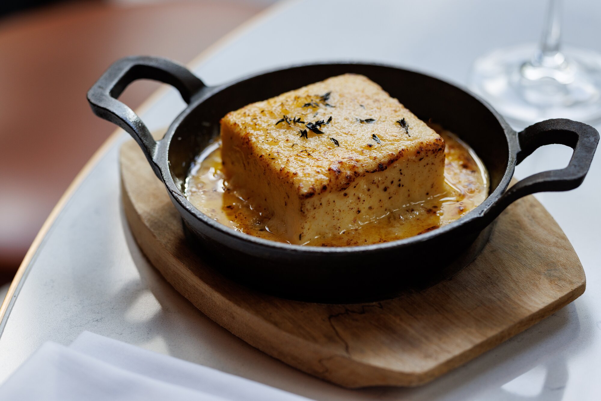 The twice-baked cheese souffle now has puff and height. Photo / Babiche Martens