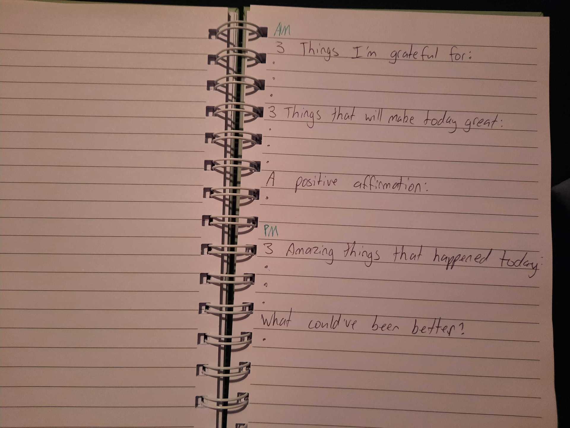 An example of what you can fill out in a journal. Photo / David Beck