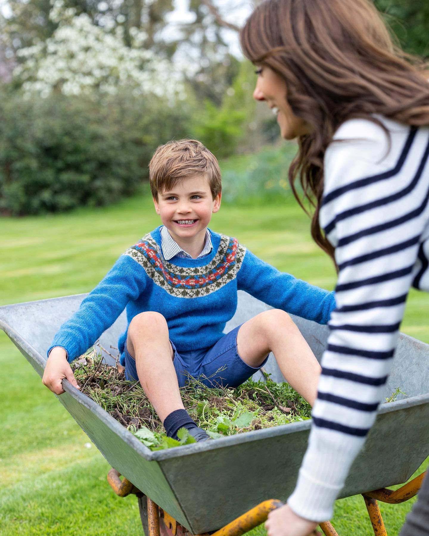 This photo of Prince Louis was shared last year to mark his fifth birthday. Photo / @princeandprincessofwales